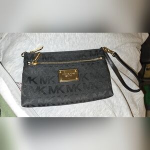 Michael Kors Black Wristlet
